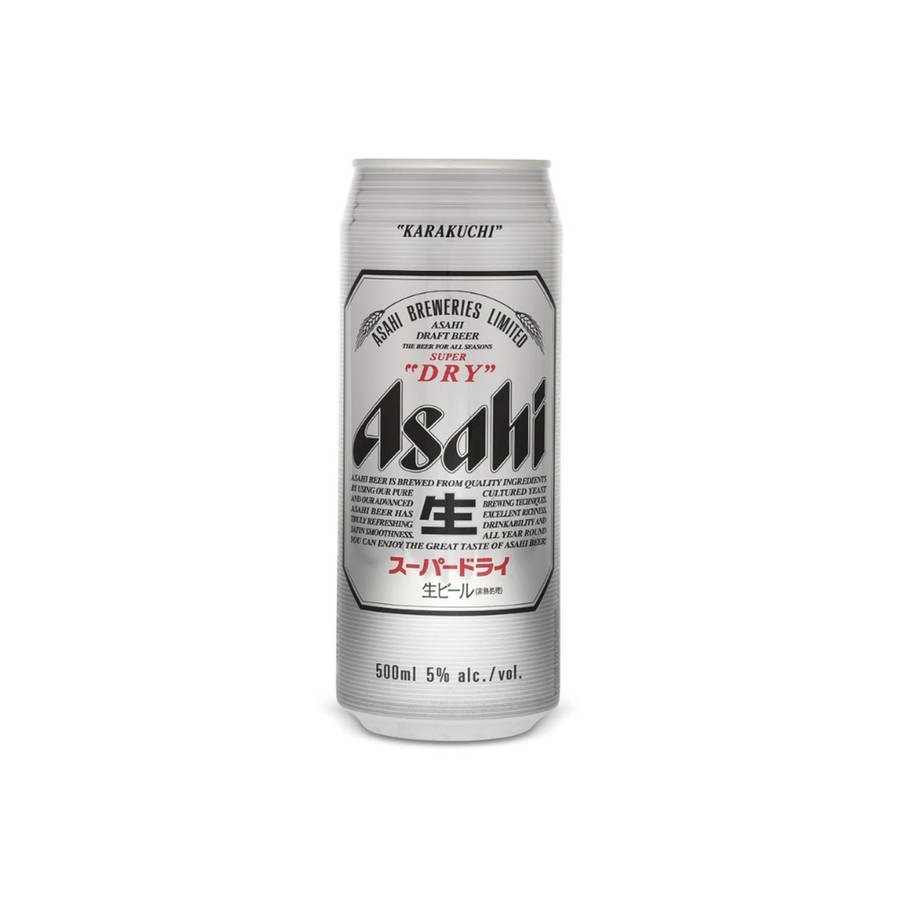 Asahi Super Dry Beer Can Wallpaper