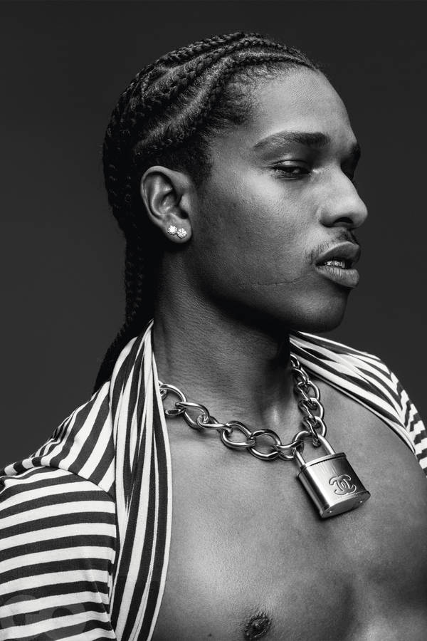 Asap Rocky Chanel Necklace Wallpaper