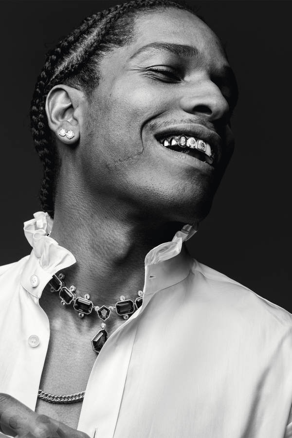 Asap Rocky Charming Smile Wallpaper