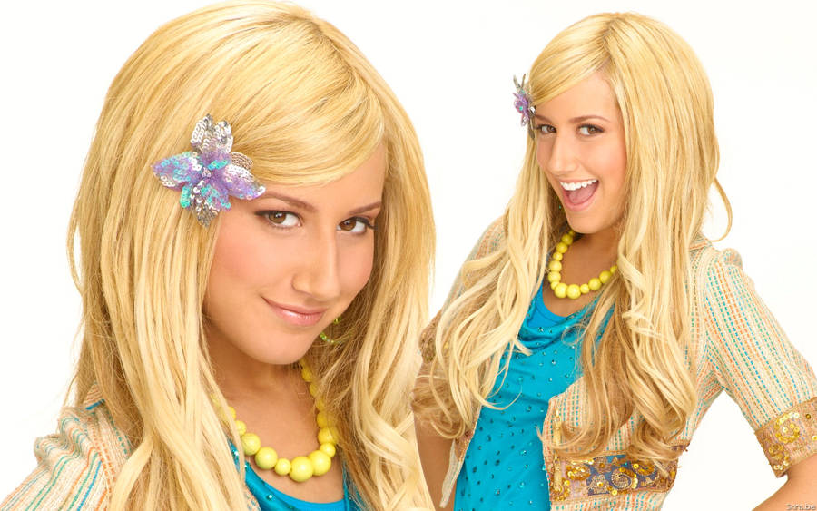 Ashley Tisdale Butterfly Clip Wallpaper