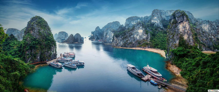 Asia Vietnam Halong Bay Wallpaper