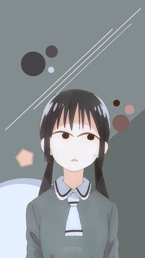 Asobi Asobase Hanako Honda Fan Art Wallpaper