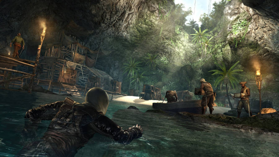 Assassin's Creed Black Flag Secret Hideout Wallpaper