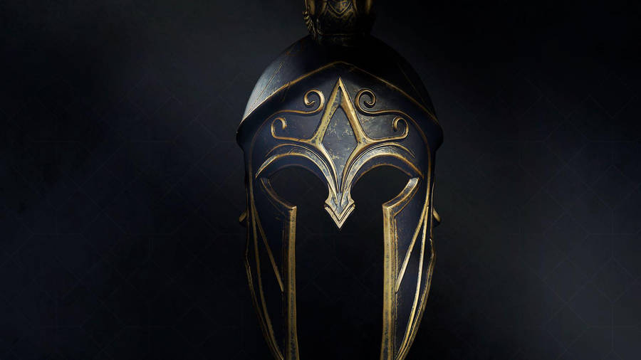 Assassin's Creed Odyssey Spartan Helmet Wallpaper