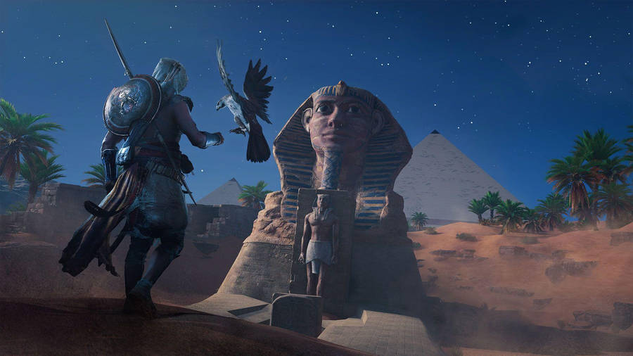 Assassin's Creed Origins Sphinx Of Giza Wallpaper