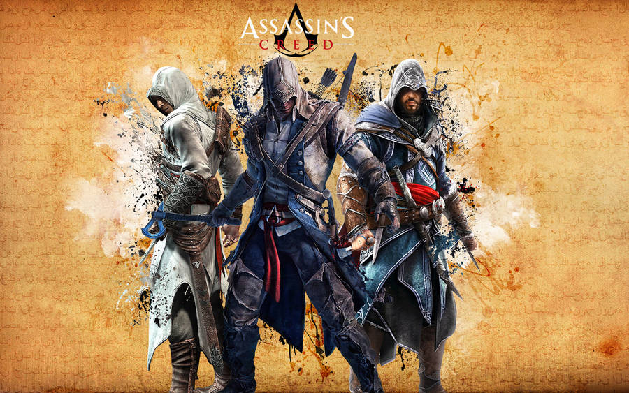 Assassin's Creed Trio Characters Wallpaper