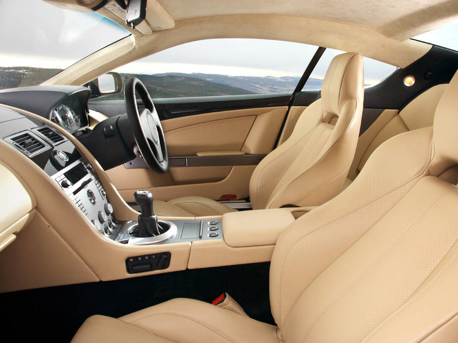 Aston Martin Db9 Beige Interior Wallpaper