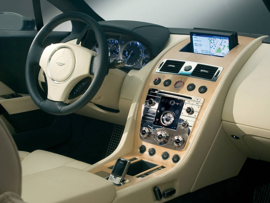 Aston Martin Rapide 2006 Beige Interior Wallpaper