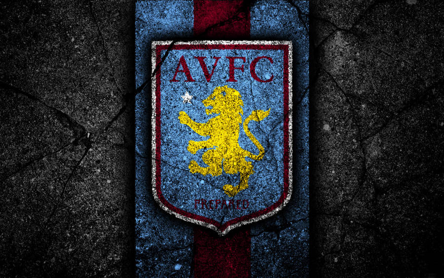 Aston Villa Rocking Logo Art Wallpaper