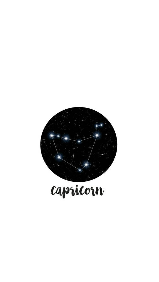 Astrology Capricorn Minimalist Wallpaper