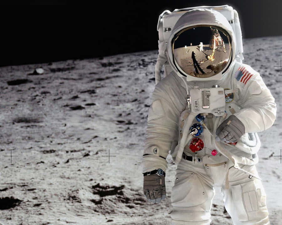 Astronaut Gazing At The Stars Wallpaper