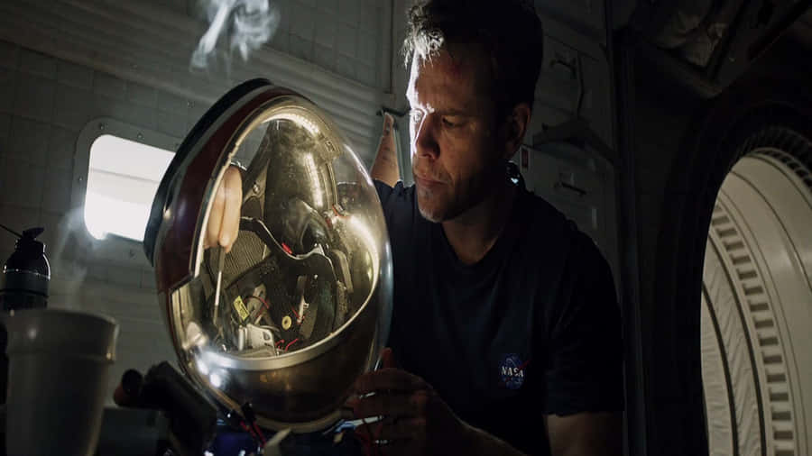 Astronaut Mark Watney's Struggle On Mars Wallpaper