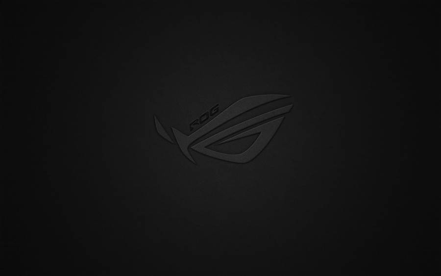 Asus Rog 4k Gaming Black Logo On Black Wallpaper