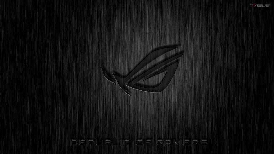 Asus Rog 4k Gaming Black Logo On Rain Wallpaper