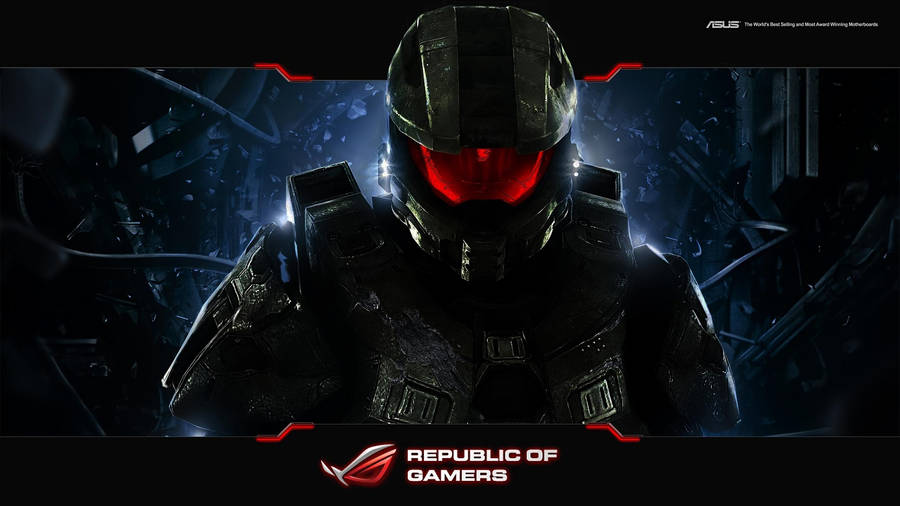 Asus Rog 4k Gaming Master Chief Wallpaper