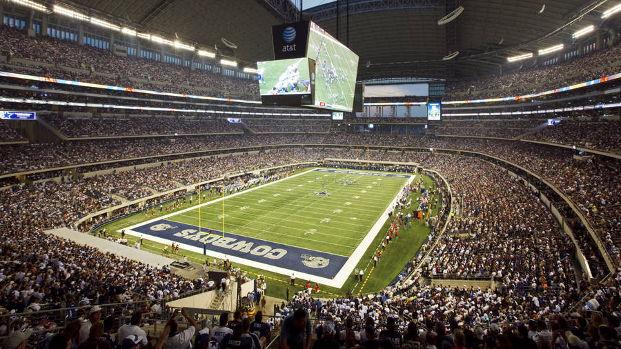 At&t Stadium And The Awesome Dallas Cowboys Wallpaper