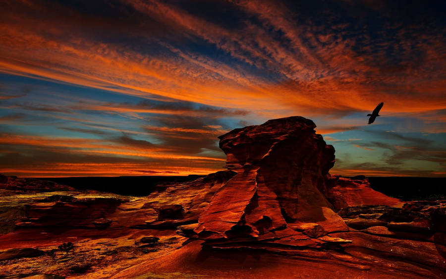 Atacama Desert Beautiful Sunset Wallpaper