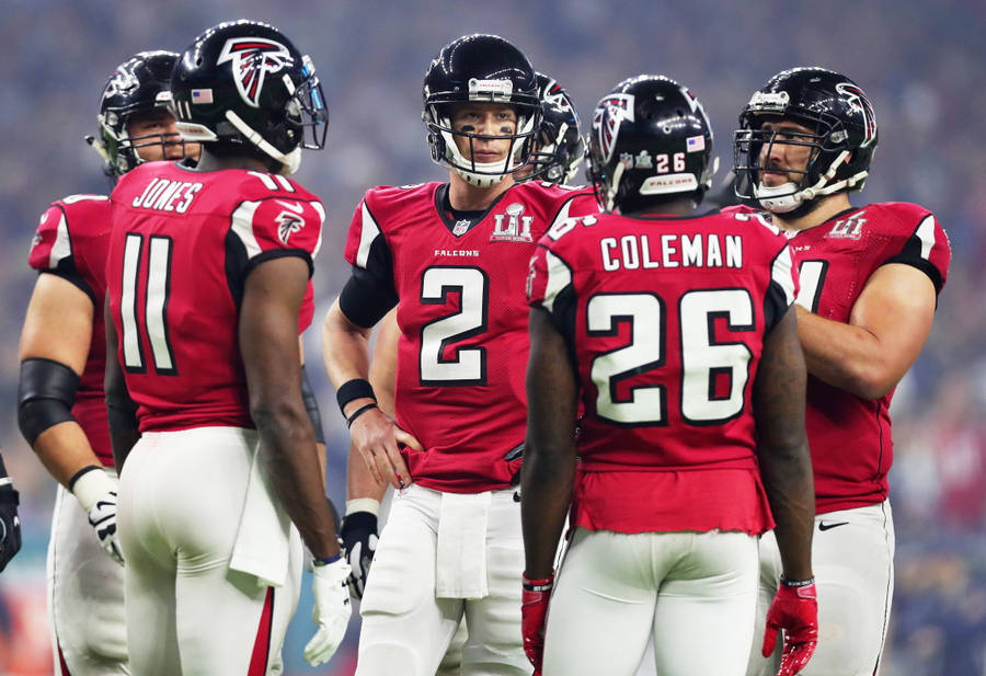 Atlanta Falcons Conferring Wallpaper