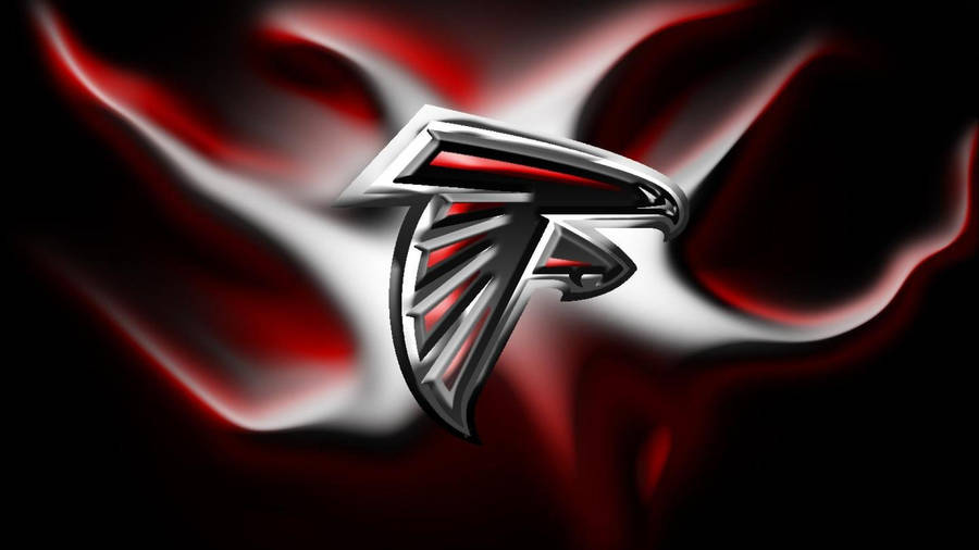 Atlanta Falcons Flame Pattern Wallpaper