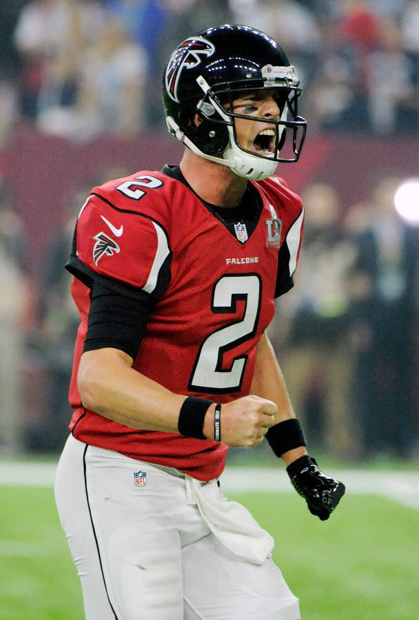 Atlanta Falcons Matt Ryan Celebrating Wallpaper