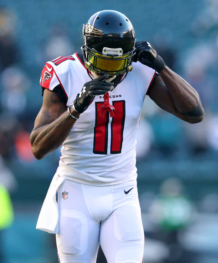 Atlanta Falcons' Wide Reciever Julio Jones Wallpaper