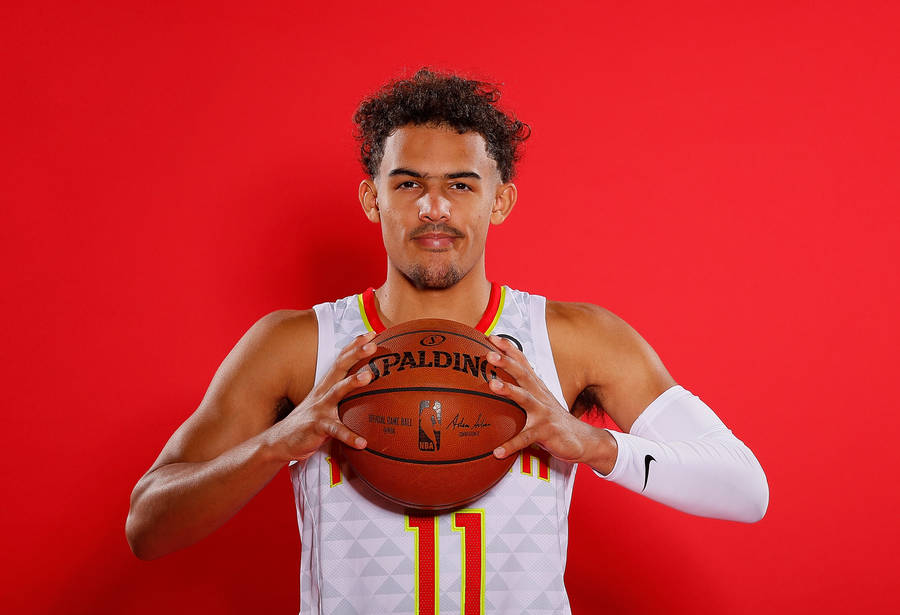 Atlanta Hawks Trae Young Basketball Wallpaper