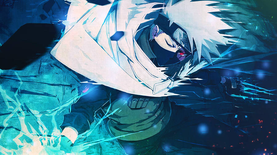 Attacking Kakashi Naruto Ipad Wallpaper