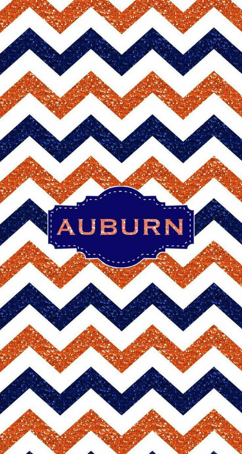 Auburn Football Zig-zag Wallpaper