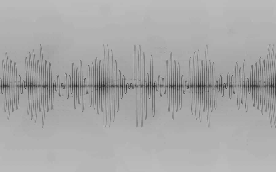 Audio Waveform Background Wallpaper