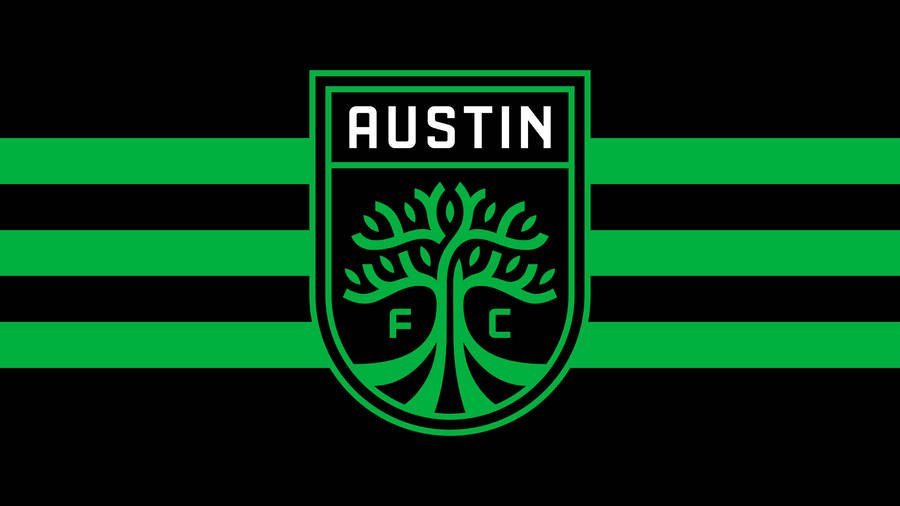 Austin Fc Soccer Club Logo Green Design Wallpaper