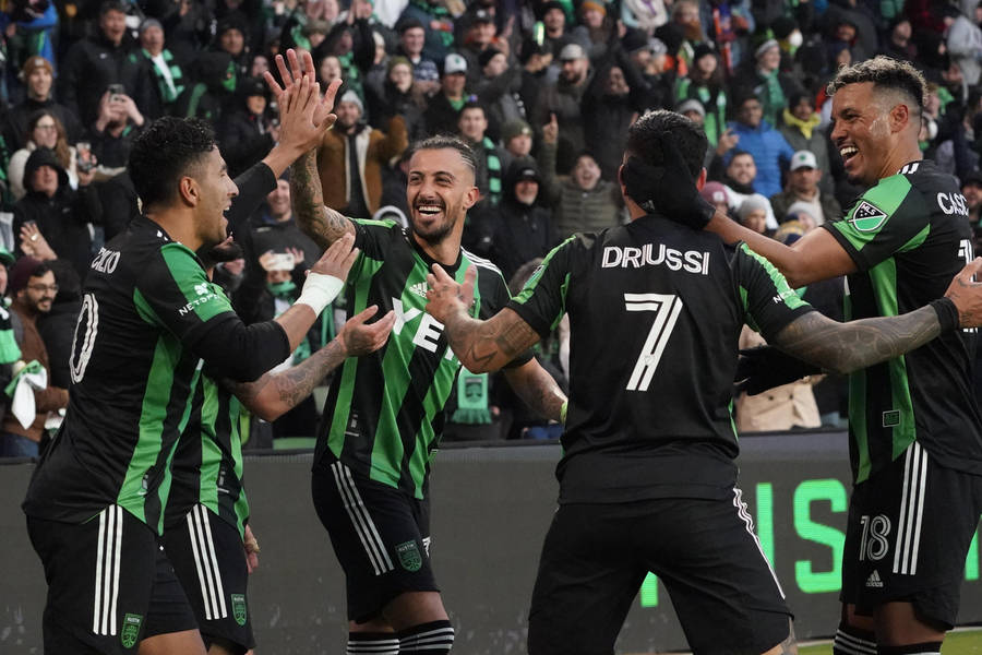 Austin Fc Soccer Team Sebastián Driussi Sports Wallpaper