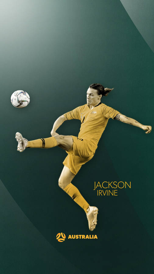 Australia National Football Team Jackson Irvine Art Wallpaper