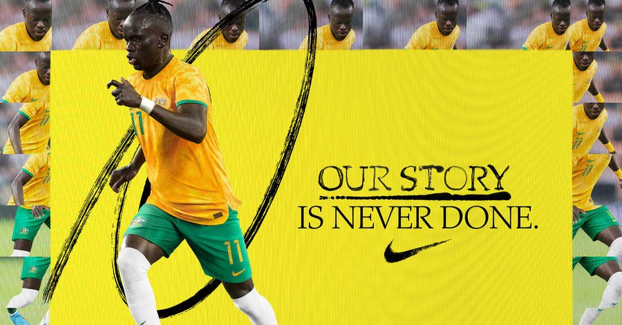 Australia National Football Team Mabil Nike Poster Wallpaper