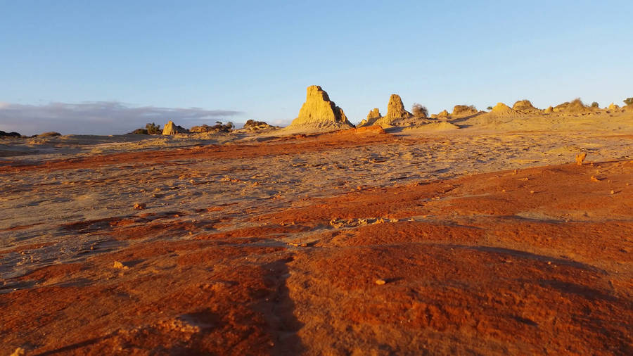 Australian Outback Lake Mungo Wallpaper