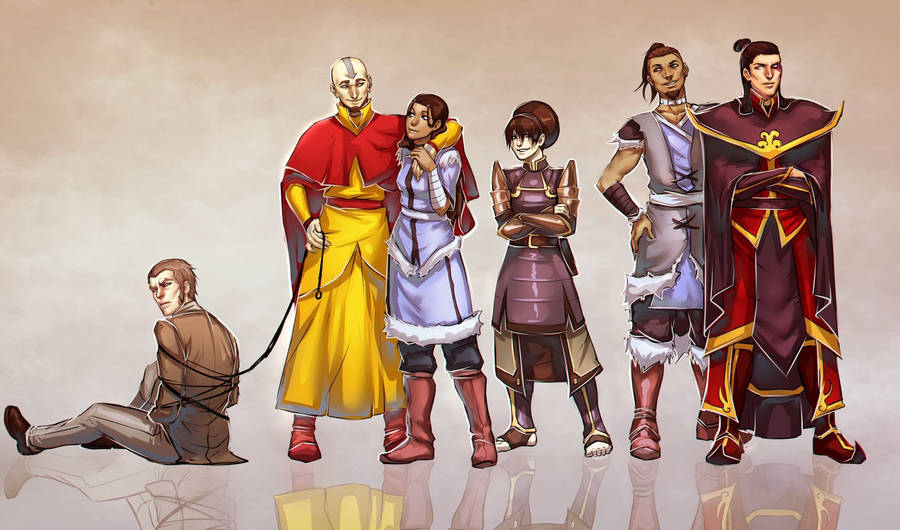 Avatar The Last Airbender Adult Characters Wallpaper