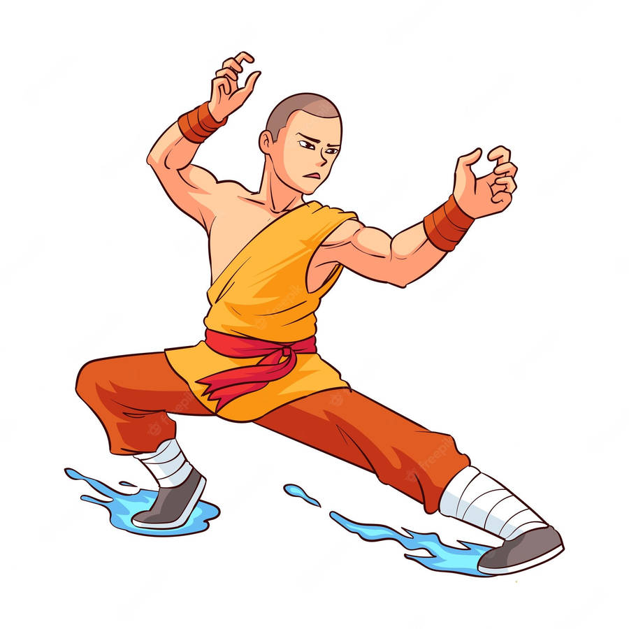 Avatar The Last Airbender Kung Fu Vector Art Wallpaper