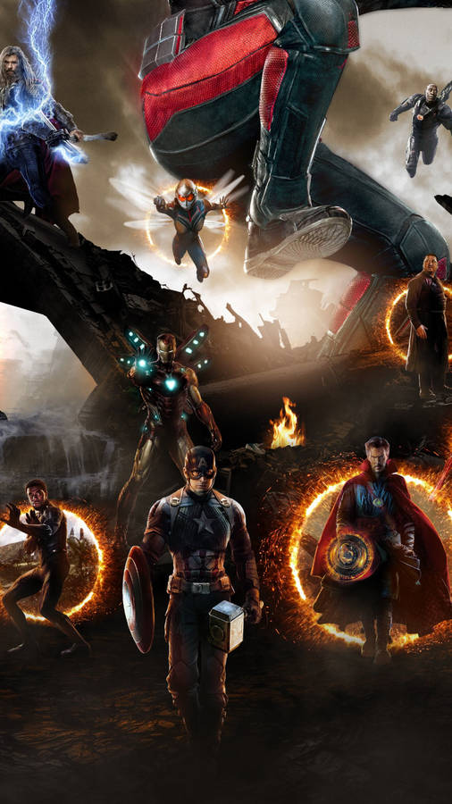 Avengers Assemble 4k Marvel Iphone Wallpaper