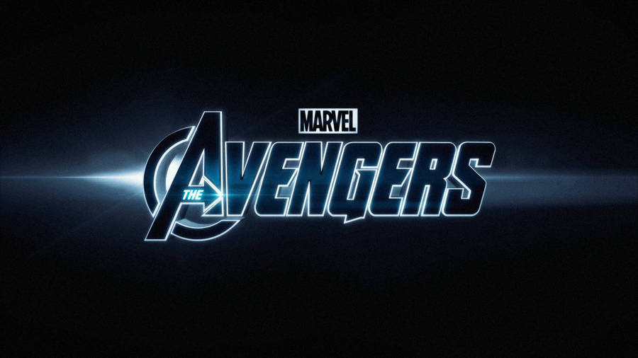 Avengers Simple Lettering Desktop Wallpaper