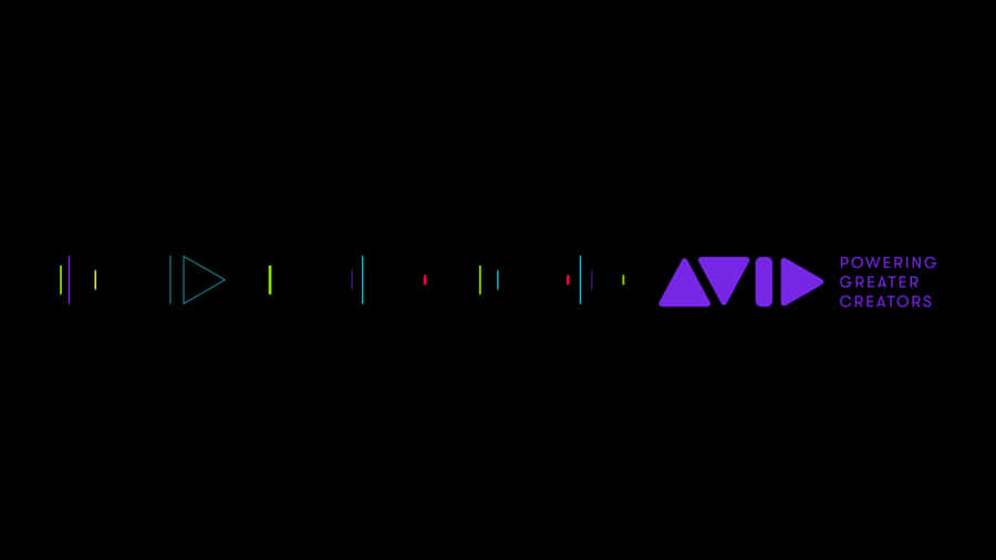 Avid Logoand Slogan Wallpaper