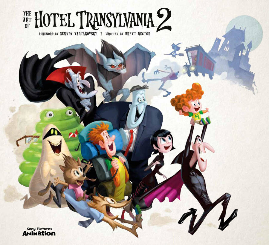 Awesome Hotel Transylvania 2 Cartoon Wallpaper