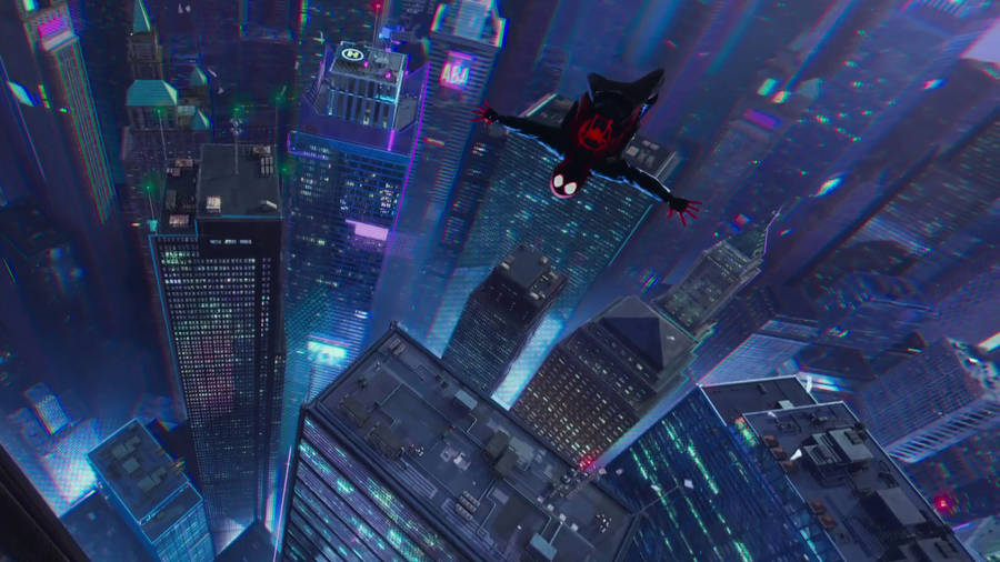 Awesome Media Art Spider Man Into The Spider Verse Wallpaper