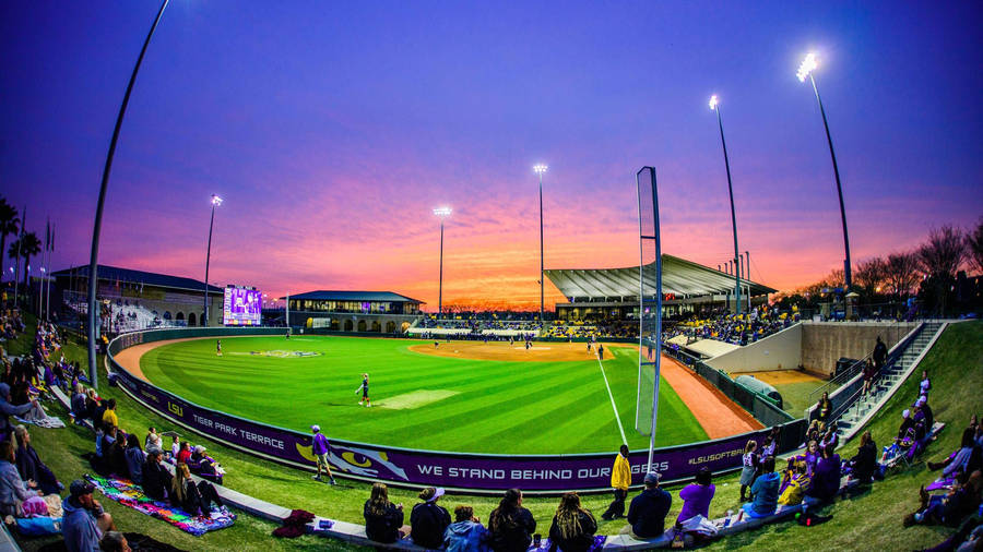 Awesome Softball In 360 Shot Wallpaper