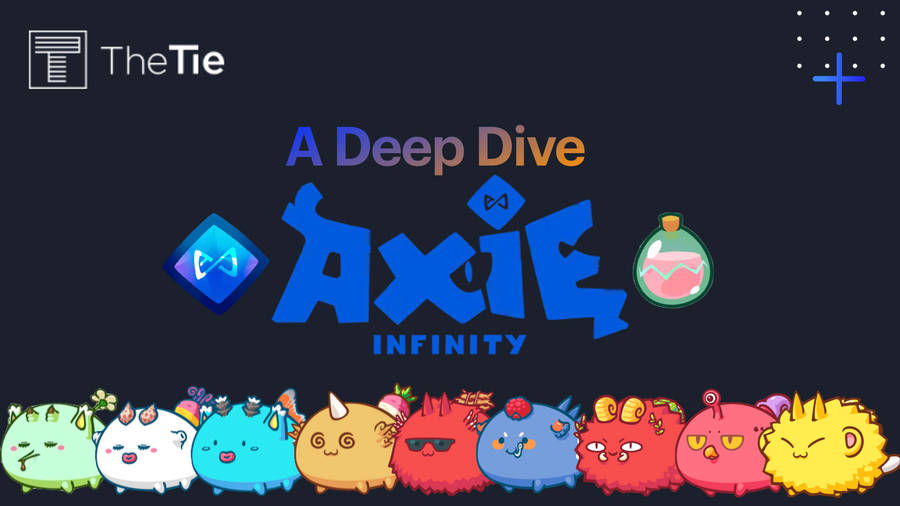 Axie Infinity Game In Digital Cover Wallpaper