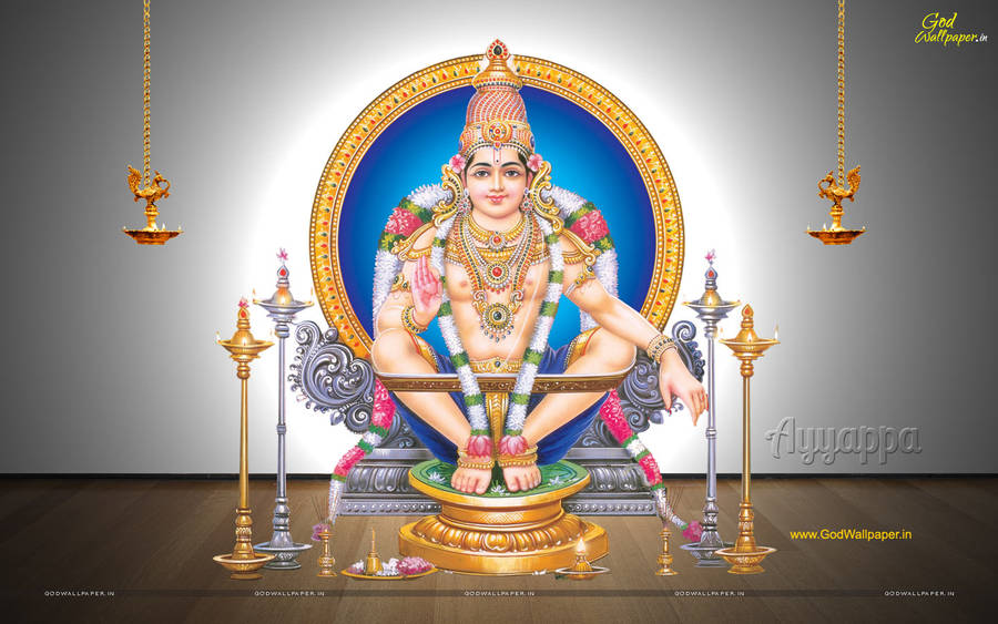 Ayyappan Hindu Deity Wallpaper