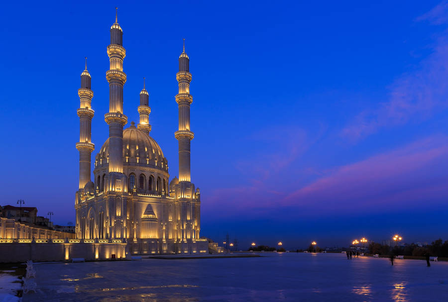 Azerbaijan Heydar Mosque Wallpaper