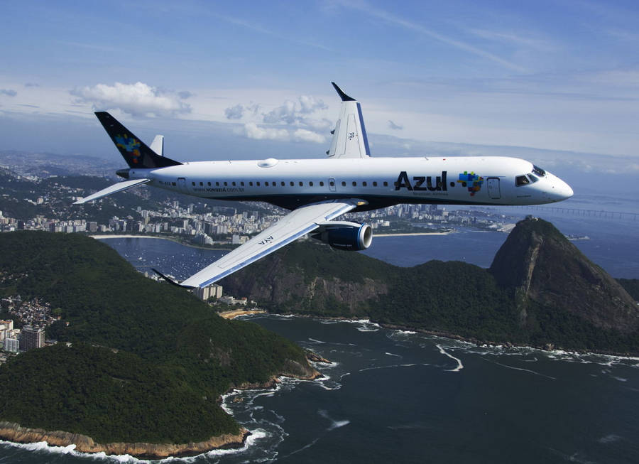 Azul Airlines View Islands Wallpaper