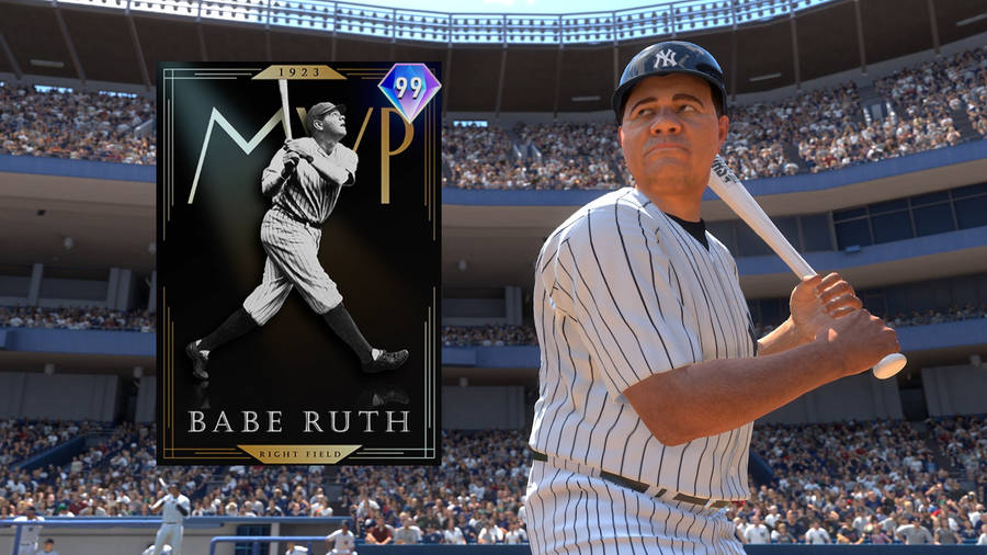 Babe Ruth Mvp Game Card Wallpaper