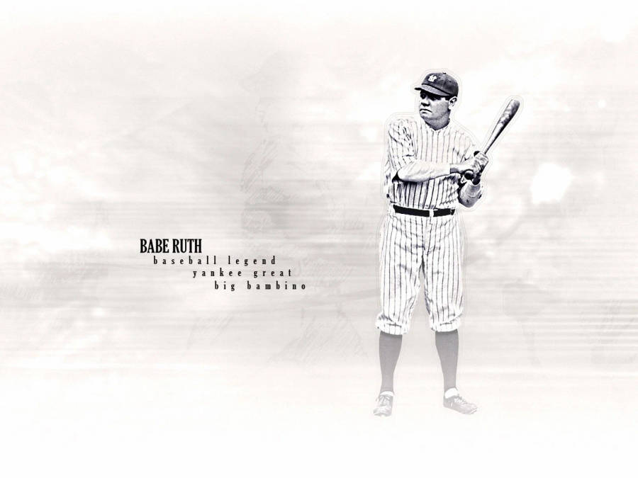 Babe Ruth The Big Bambino Wallpaper