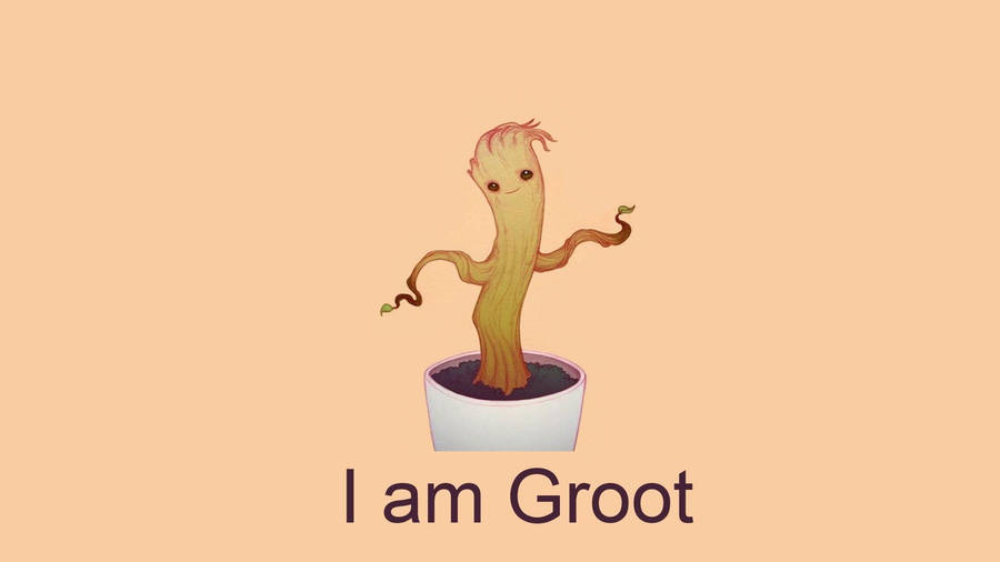 Baby Groot Cute Artwork Wallpaper