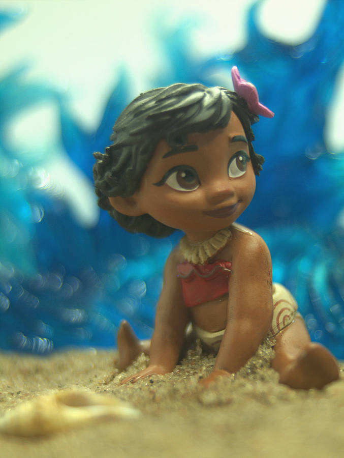 Baby Moana Action Figure Wallpaper